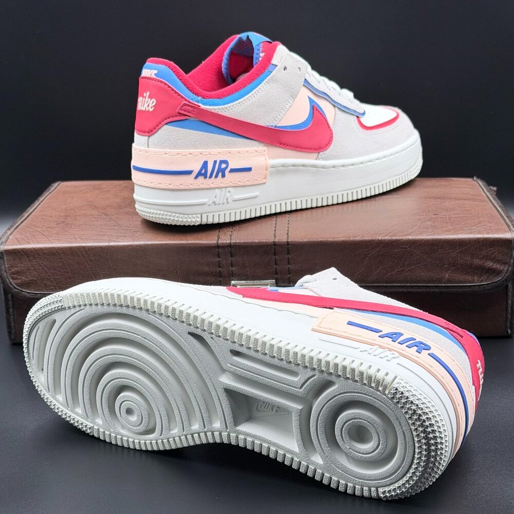 Wmns Nike Air Force 1 Shadow 'Sail Royal Red'